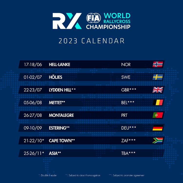 World Rallycross 2025 Calendar gert amandie Wrc Calendar 2025 Uk