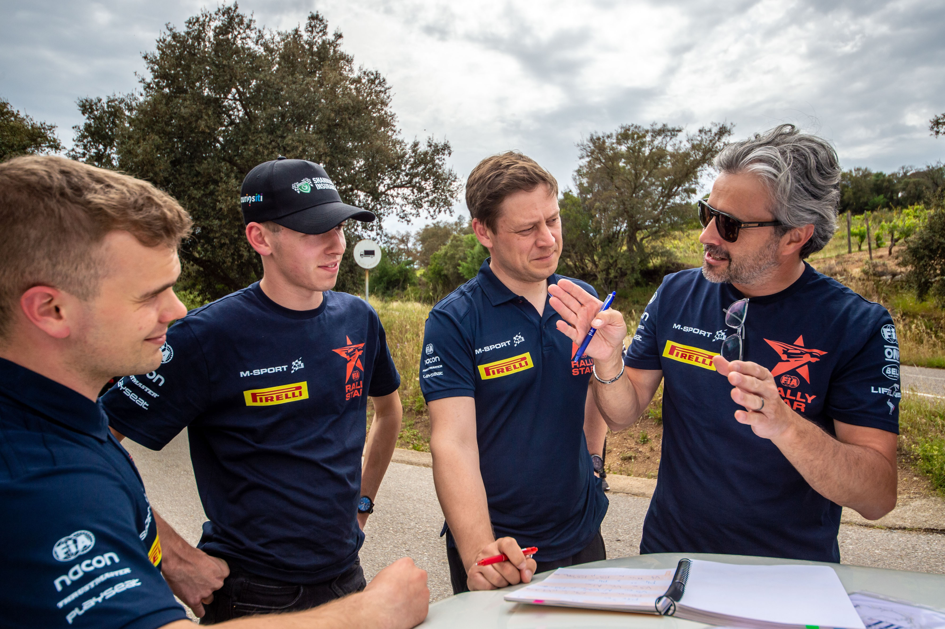 FIA Rally Star Training Camp - Romet Jurgensen, Taylor Gill, Codriver Sim, Codriver Nicolas Klinger 