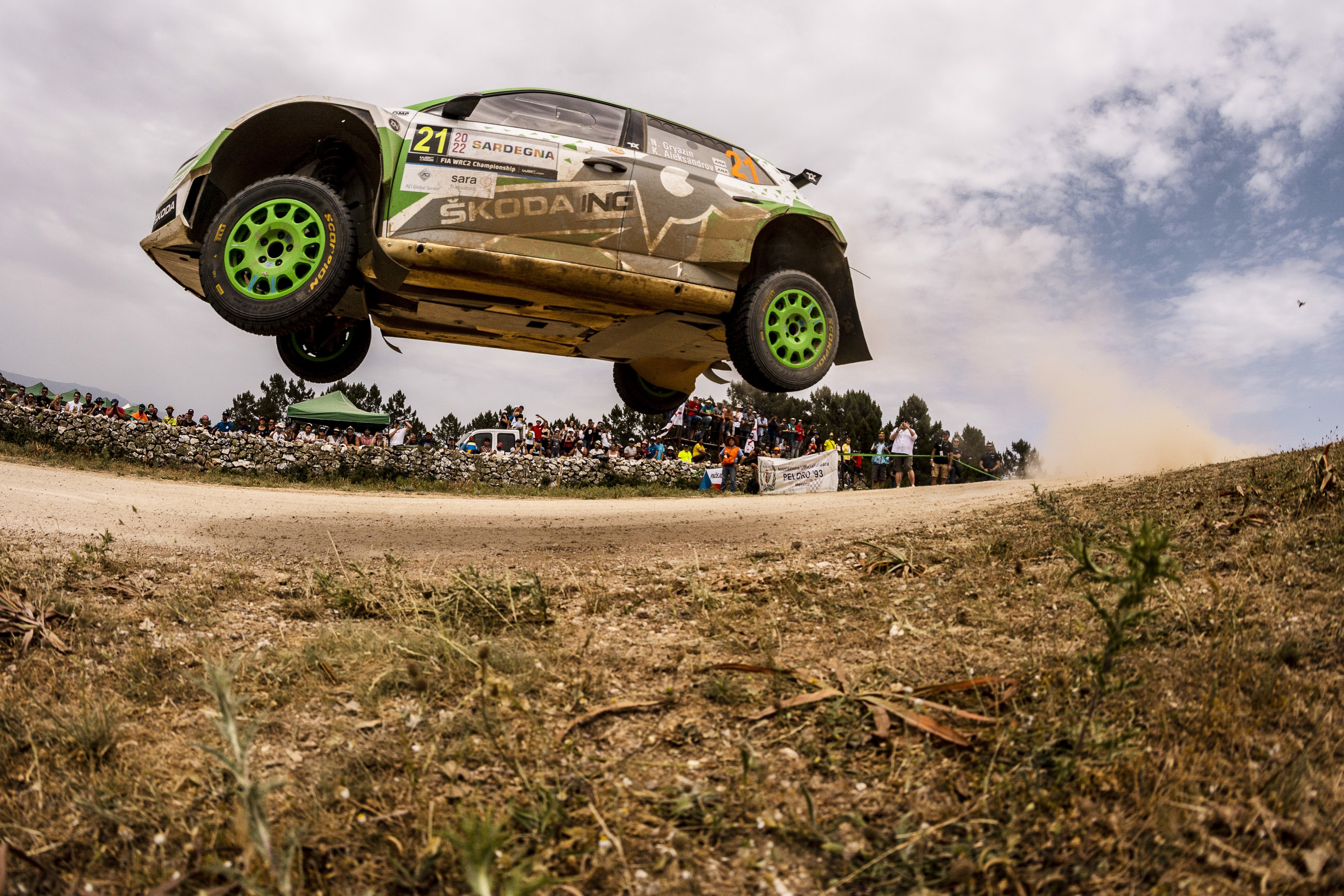 2022 WRC - Rally Italia Sardegna - N. Gryazin/K. Aleksandrov, Toksport WRT2, Skoda Fabia Evo (photo Nikos Katikis / DPPI)