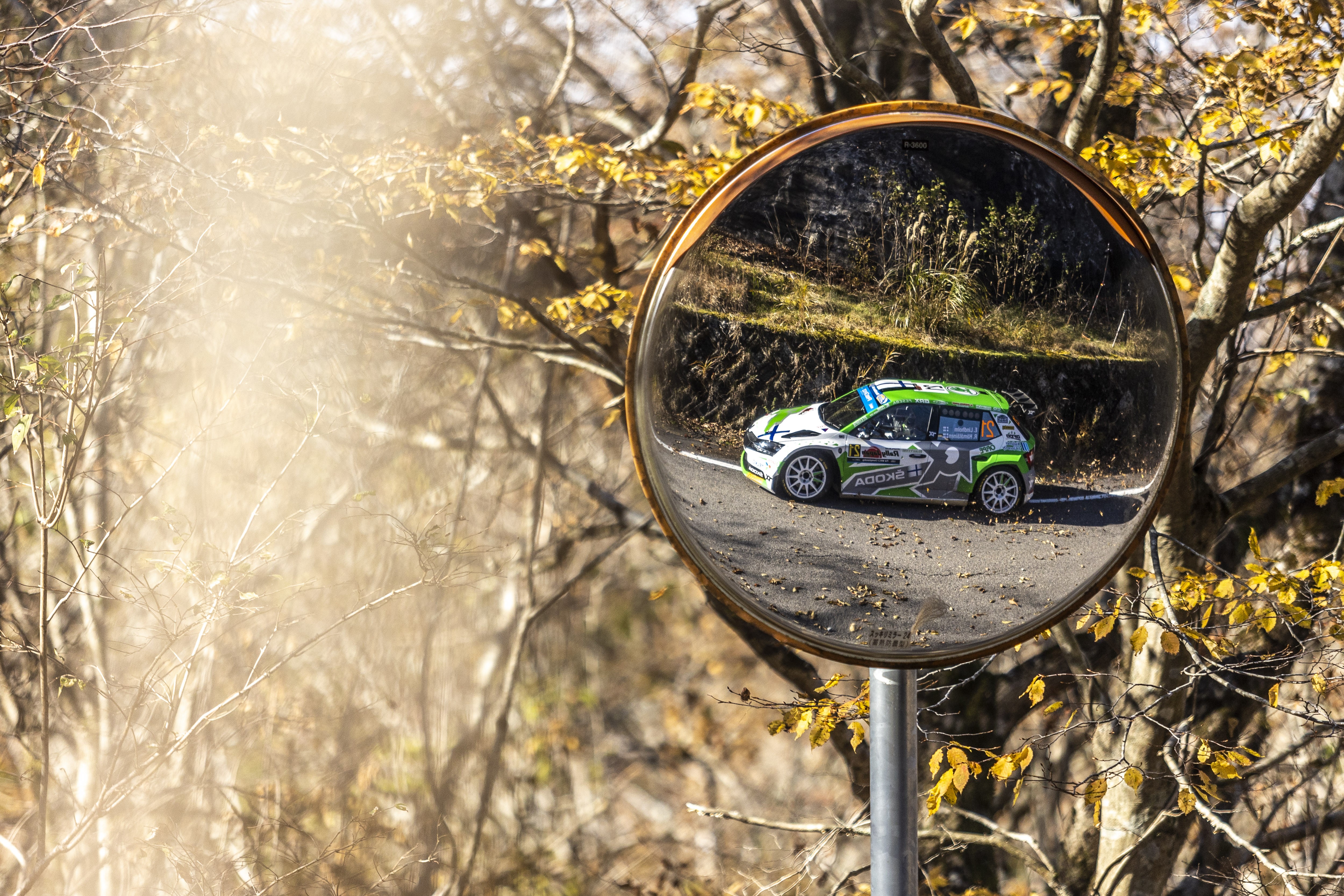 2022 WRC - Rally de Japón - LINDHOLM Emil (aleta), HAMALAINEN Reeta (aleta), Toksport WRT 2, Skoda Fabia Evo (foto: Nikos Katsikis / DPPI)