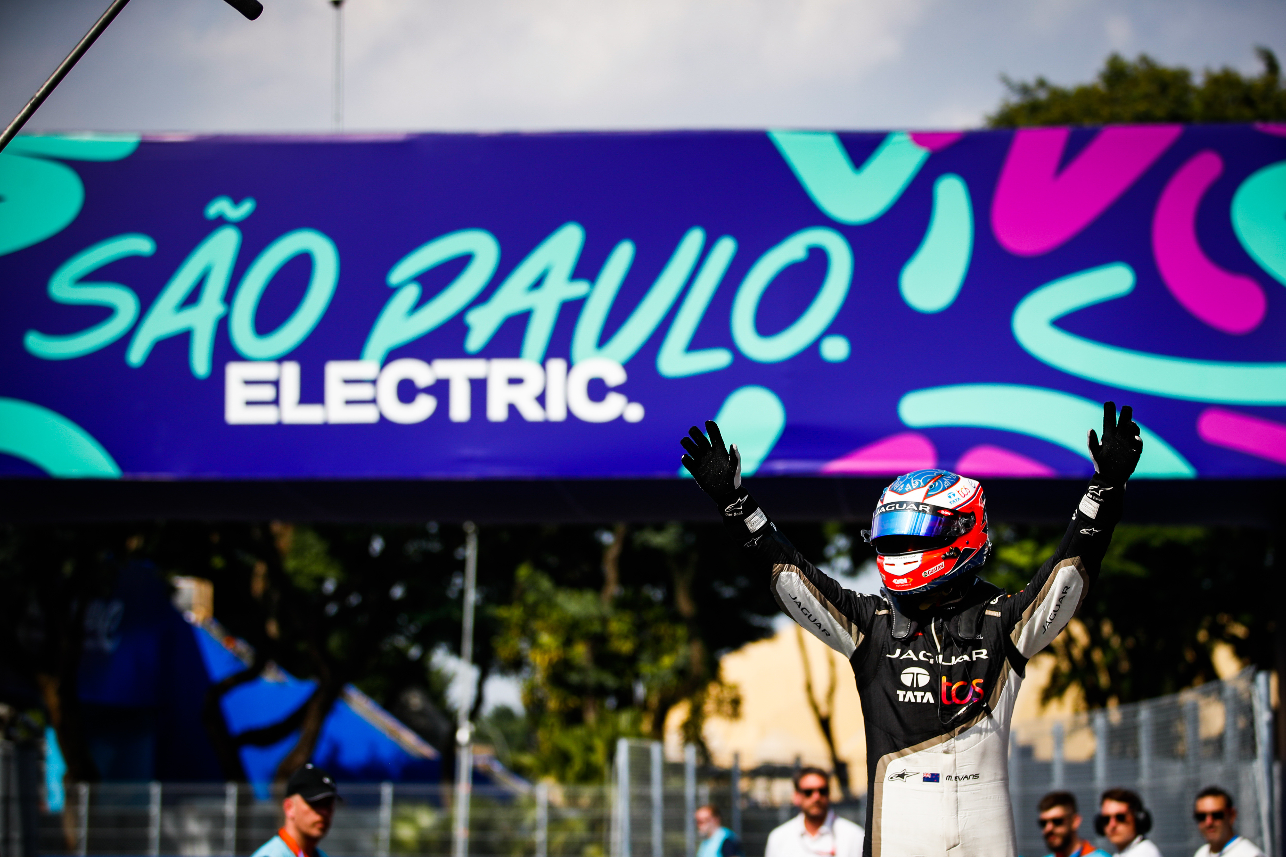 Mitch Evans Leads Jaguar to Podium Sweep at Formula E Sao Paulo E-Prix