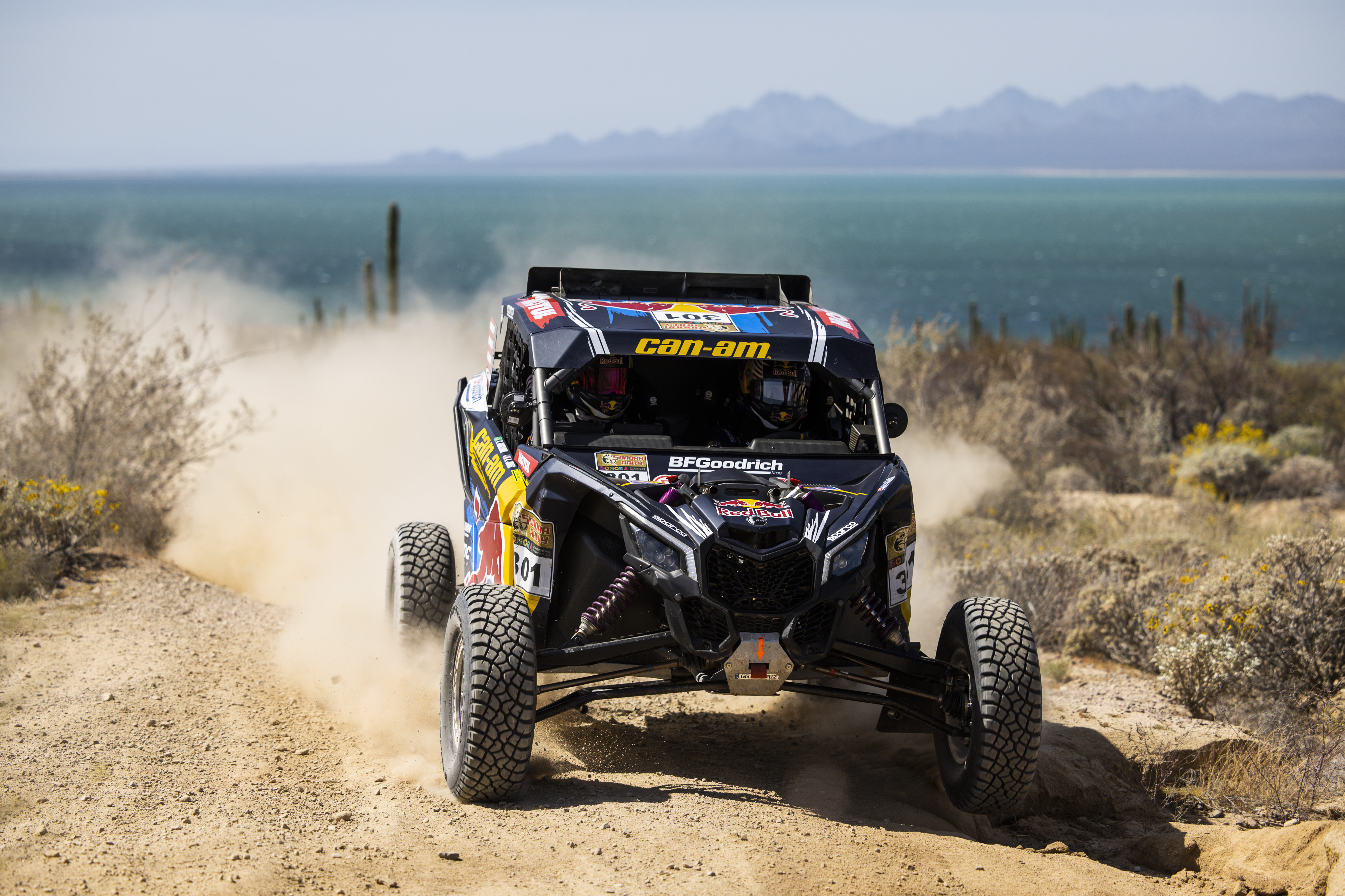 Austin JONES (usa), Gustavo GUGELMIN (bra), Red Bull Off-Road Junior Team USA, Can-Am Maverick X3, FIA W2RC, Sonora Rally 2023, 3rd round of the 2023 World Rally-Raid Championship, Mexico - Photo Julien Delfosse / DPPI