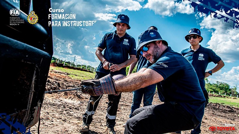 FIA REGION IV ORGANIZA CAPACITACIÓN REGIONAL EN CONDUCCIÓN SEGURA PARA INSTRUCTORES DE VEHÍCULOS 4×4 región IV, formación en seguridad vial