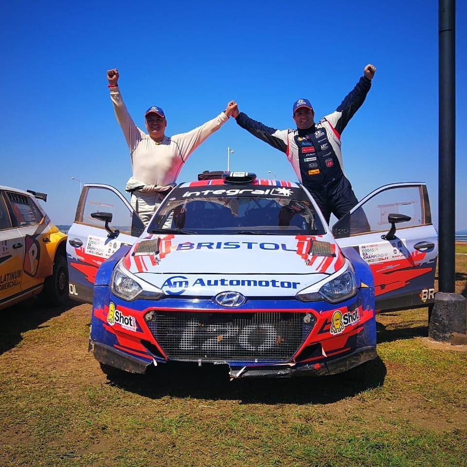 FIA CODASUR Rally Championship 2019 - Rally de la Tierra Colorada, Argentina - Winning crew D. Dominguez/H. Nunez