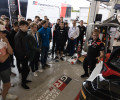 2022 WRC - Rally Estonia - FIA Education Program - Estonian students visiting the Toyota team at the Tartu service park (photo credit: Rally Estonia) 